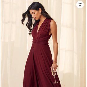 Maroon Bridesmaid Dress - New With Tags